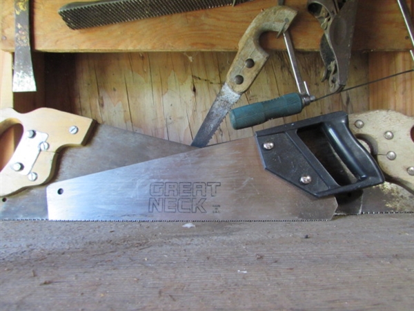 HAND SAWS, RASP, PLANE & MORE