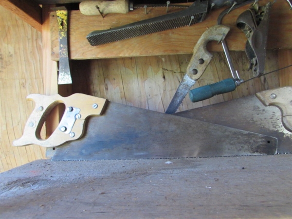 HAND SAWS, RASP, PLANE & MORE