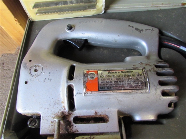 BLACK & DECKER JIGSAW & SQUARE
