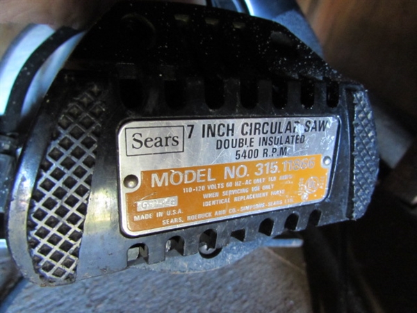 CRAFTSMAN CIRCULAR SAW, BLADES, HANDSAWS & MORE