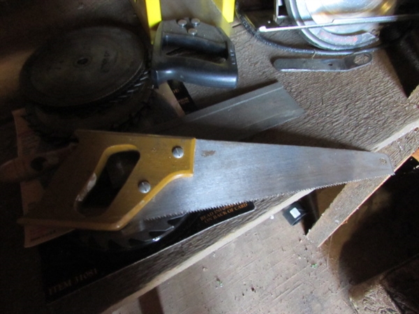 CRAFTSMAN CIRCULAR SAW, BLADES, HANDSAWS & MORE