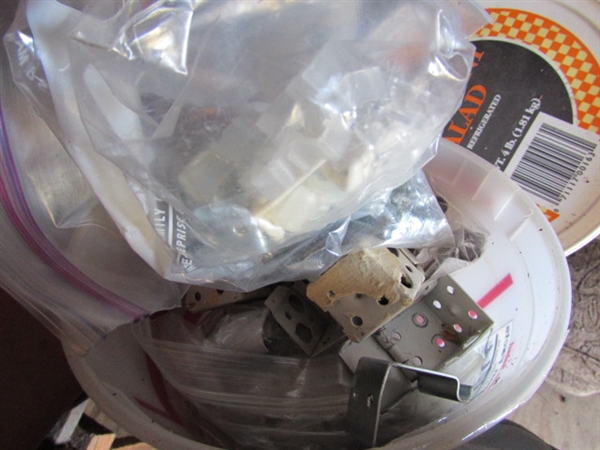 ASSORTED HOUSEHOLD HARDWARE & SUPPLIES