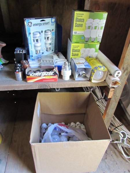 LIGHT BULBS & BATTERIES