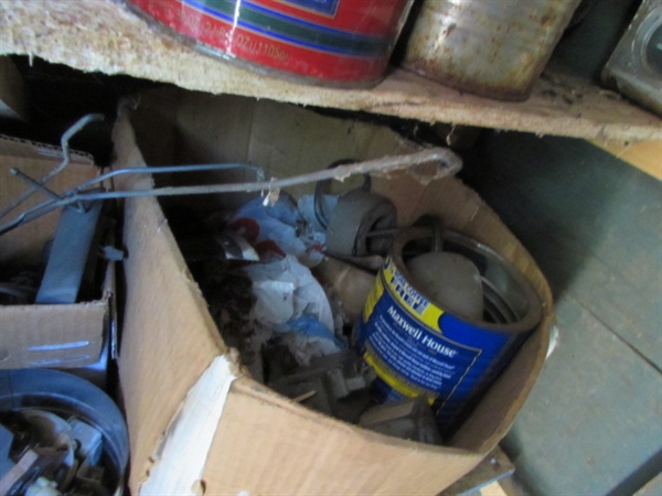CONTENTS OF SHED - AUTOMOTIVE PARTS