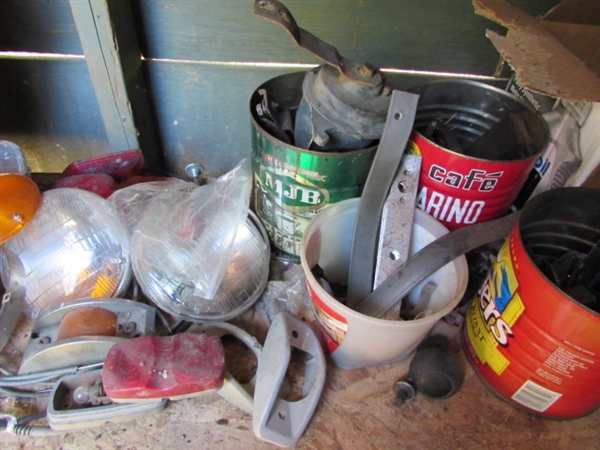 CONTENTS OF SHED - AUTOMOTIVE PARTS