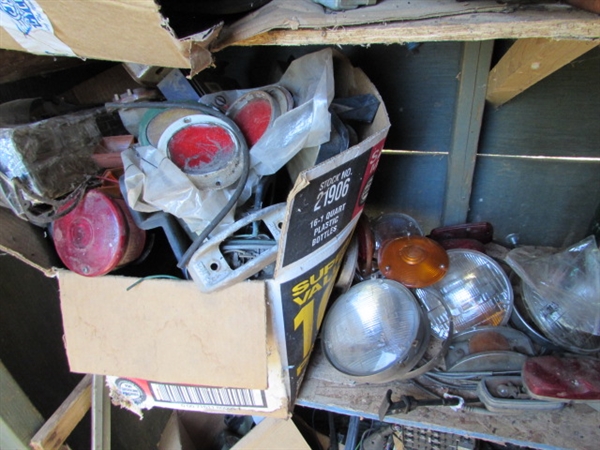CONTENTS OF SHED - AUTOMOTIVE PARTS
