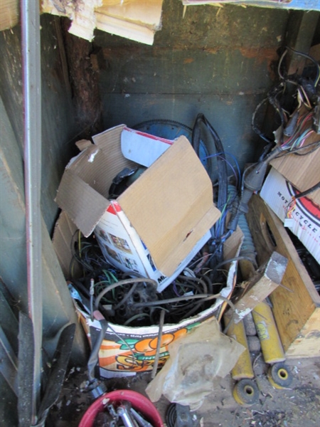 CONTENTS OF SHED - AUTOMOTIVE PARTS