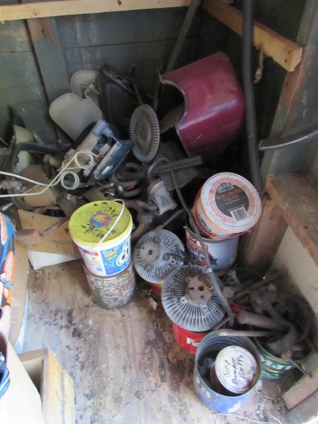 CONTENTS OF SHED - AUTOMOTIVE PARTS