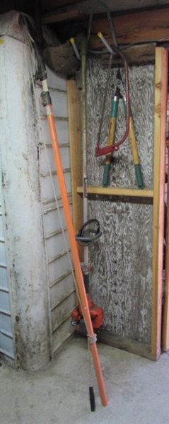 POLE SAW, BOWSAW, WEED TRIMMER & PRUNERS