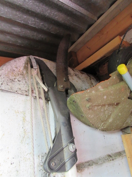 POLE SAW, BOWSAW, WEED TRIMMER & PRUNERS