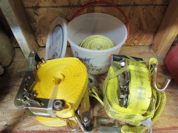 NYLON STRAPS/TIE-DOWNS