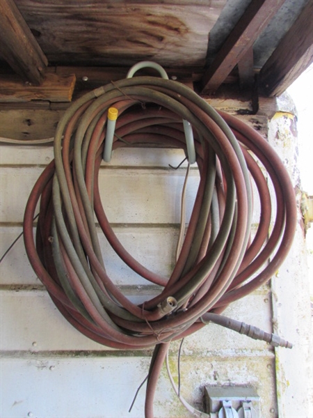 60 GALLON US GENERAL AIR COMPRESSOR W/HOSE & REEL
