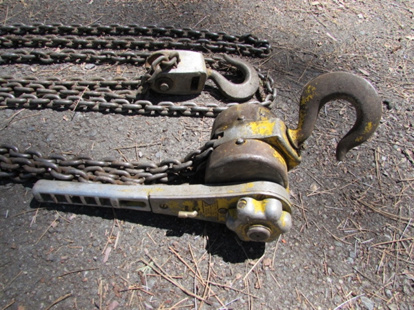 RATCHET CHAIN HOIST