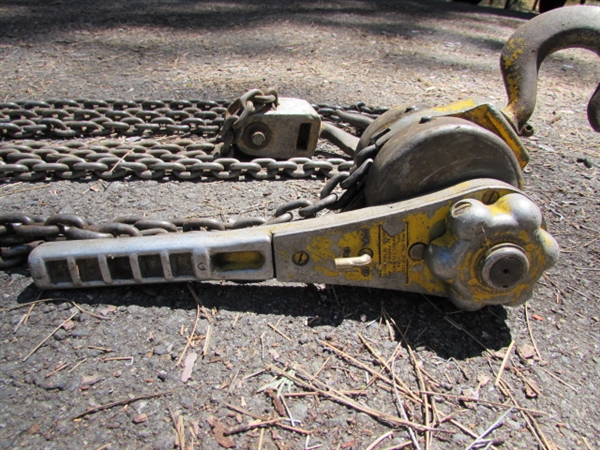 RATCHET CHAIN HOIST