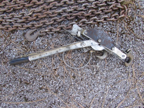 HEAVY DUTY TOW STRAP, TOW CHAIN, BINDERS & STRAP