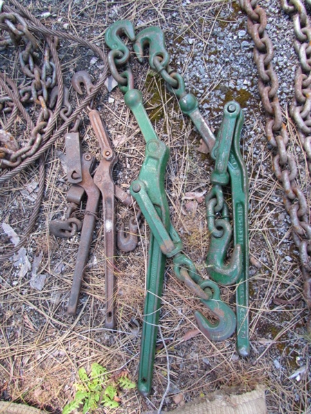HEAVY DUTY TOW STRAP, TOW CHAIN, BINDERS & STRAP