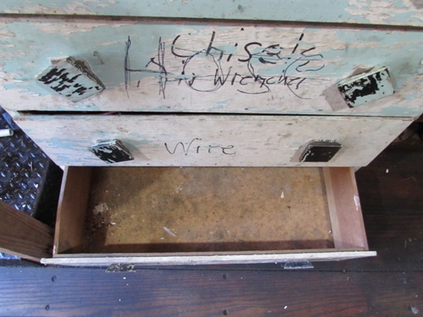 5-DRAWER CHEST W/CONTENTS