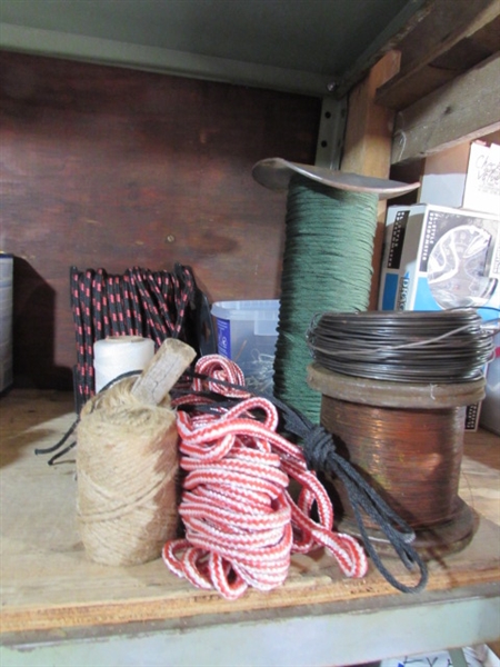 WIRE, CORDING, ROPE & MORE