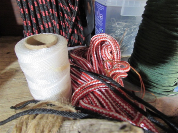 WIRE, CORDING, ROPE & MORE