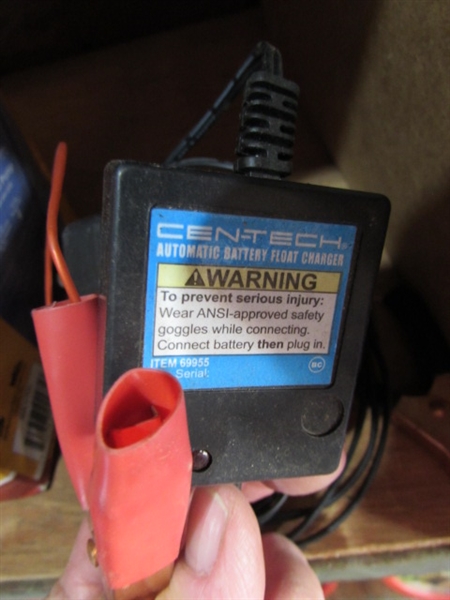 AIR VACUUM PUMP, FLOAT CHARGER, GREASE GUNS & MORE