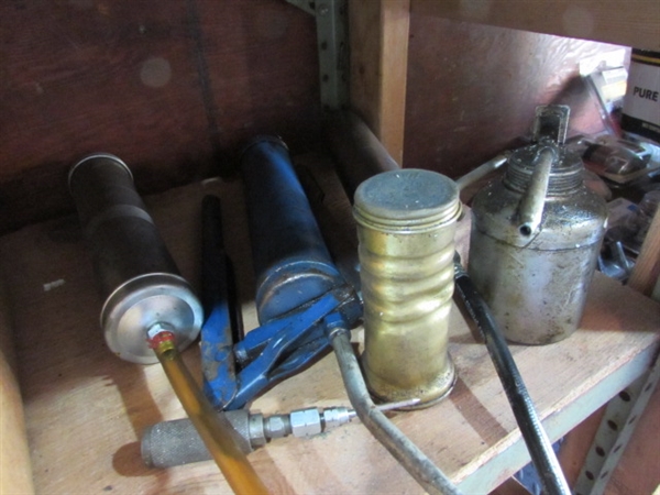 AIR VACUUM PUMP, FLOAT CHARGER, GREASE GUNS & MORE