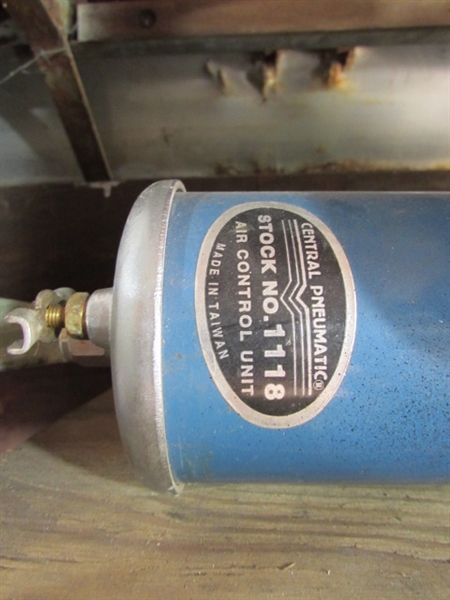 SPRAY GUN, AIR CONTROL UNIT & AC RECHARGING ITEMS