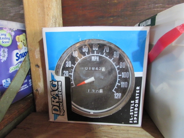 SPEEDOMETERS, MISC AUTOMOTIVE PARTS - VARIOUS CONDITIONS
