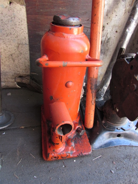 BOTTLE JACK, BUMPER JACK, STAR WRENCH & MORE