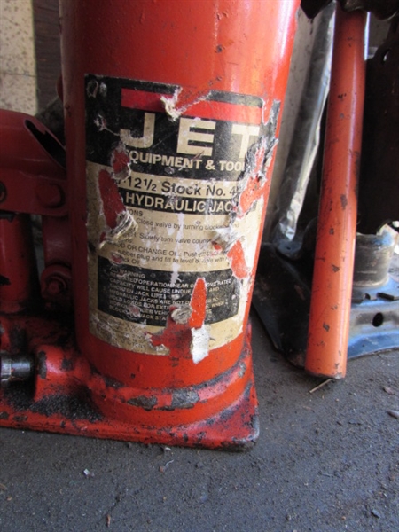 BOTTLE JACK, BUMPER JACK, STAR WRENCH & MORE