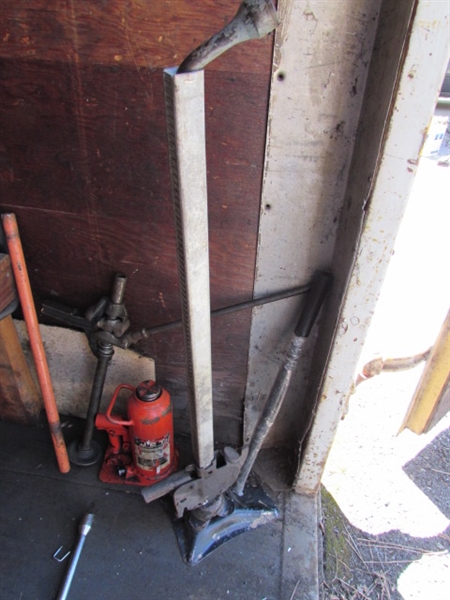 BOTTLE JACK, BUMPER JACK, STAR WRENCH & MORE