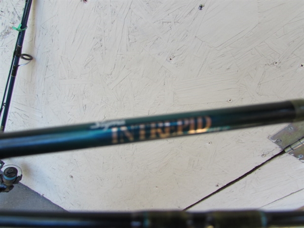 FISHING POLES/REELS, NETS & BASKET