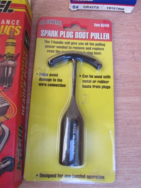 SPARK PLUG CLEANER, SPARK PLUGS & MORE
