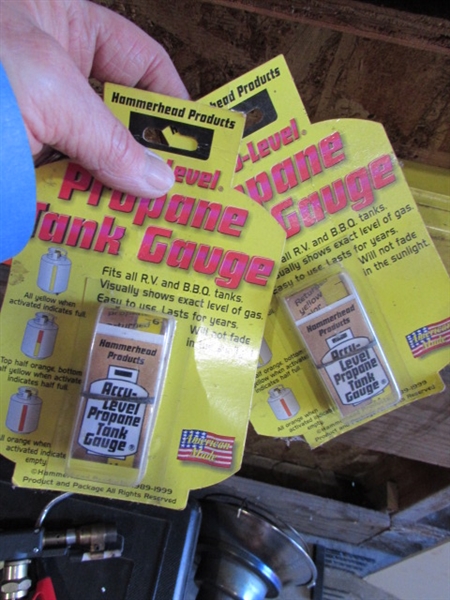MR. HEATER, TORCH HEADS, CYLINDER GAS & MORE