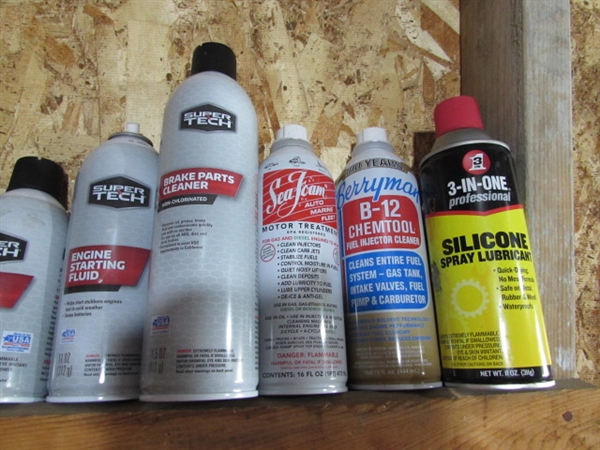 ASST AUTOMOTIVE CHEMICALS & MORE