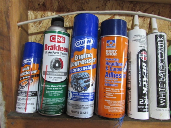 ASST AUTOMOTIVE CHEMICALS & MORE