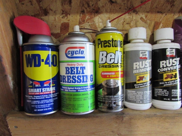 ASST AUTOMOTIVE CHEMICALS & MORE