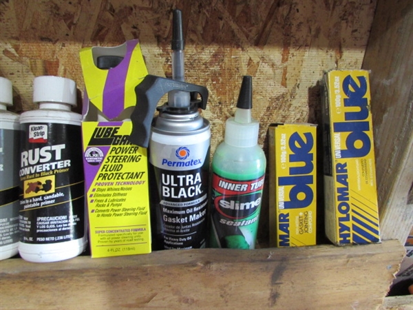 ASST AUTOMOTIVE CHEMICALS & MORE