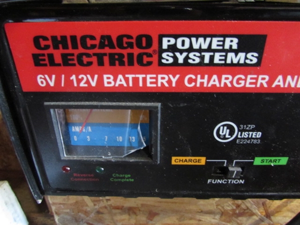 BATTERY CHARGERS & JUMPER CABLES