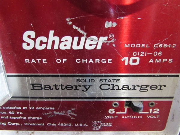 BATTERY CHARGERS & JUMPER CABLES