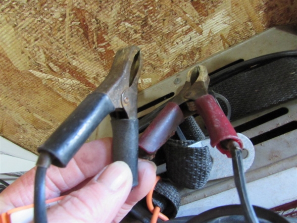 BATTERY CHARGERS & JUMPER CABLES