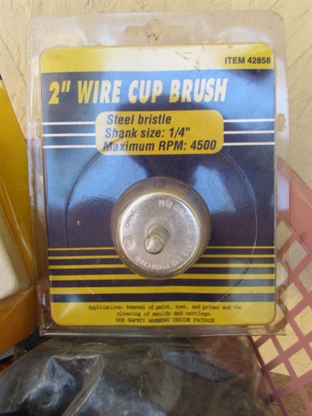 ELECTRIC DRILL, POLISHING & SANDING SUPPLIES