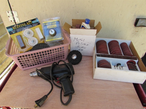 ELECTRIC DRILL, POLISHING & SANDING SUPPLIES