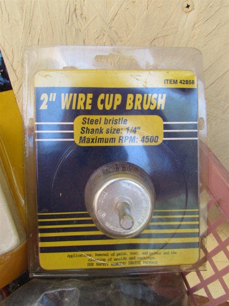 ELECTRIC DRILL, POLISHING & SANDING SUPPLIES