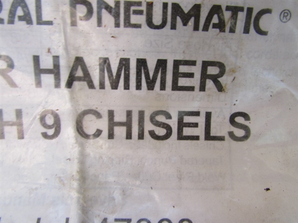 LARGE ASSORTMENT OF CHISELS & PUNCHES