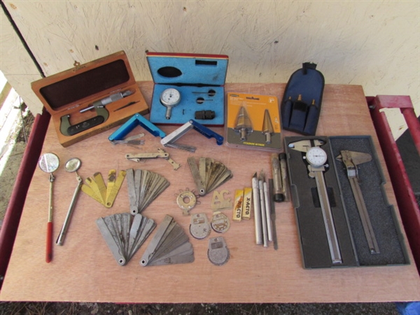 CALIPERS, FEELER GAUGES, STEP DRILL BITS & MORE