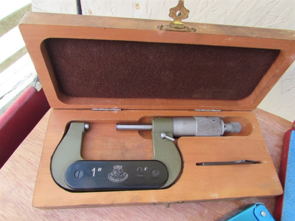 CALIPERS, FEELER GAUGES, STEP DRILL BITS & MORE
