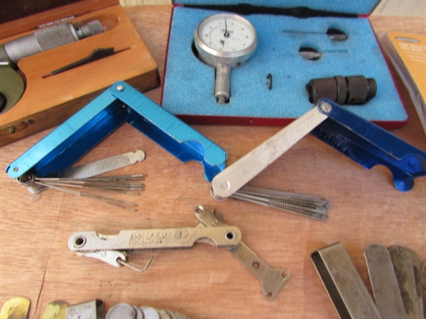 CALIPERS, FEELER GAUGES, STEP DRILL BITS & MORE