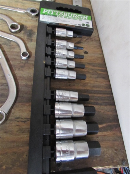 CRAFTSMAN WRENCHES, PITTSBURGH HEX SOCKETS & MORE