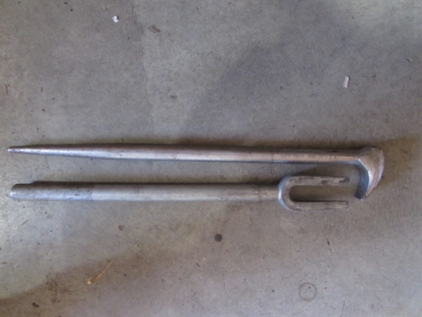 ASSORTED FILES, RASPS, TIRE IRONS & MORE