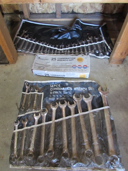 3 COMBINATION WRENCH SETS